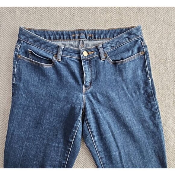 Michael Kors Jeans Women's 8 (36x28) Skinny Mid Rise Stretch Dark Wash Denim - Picture 9 of 16